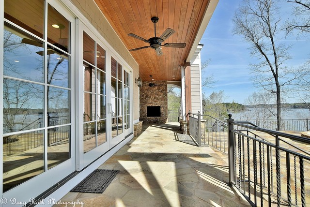 Custom Lakehouse american-traditional-veranda
