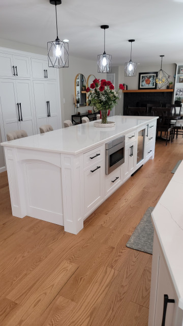 Brown Kitchen Remodel transitional-kitchen