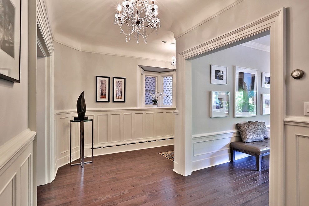Inspiration for a transitional entryway remodel in Toronto