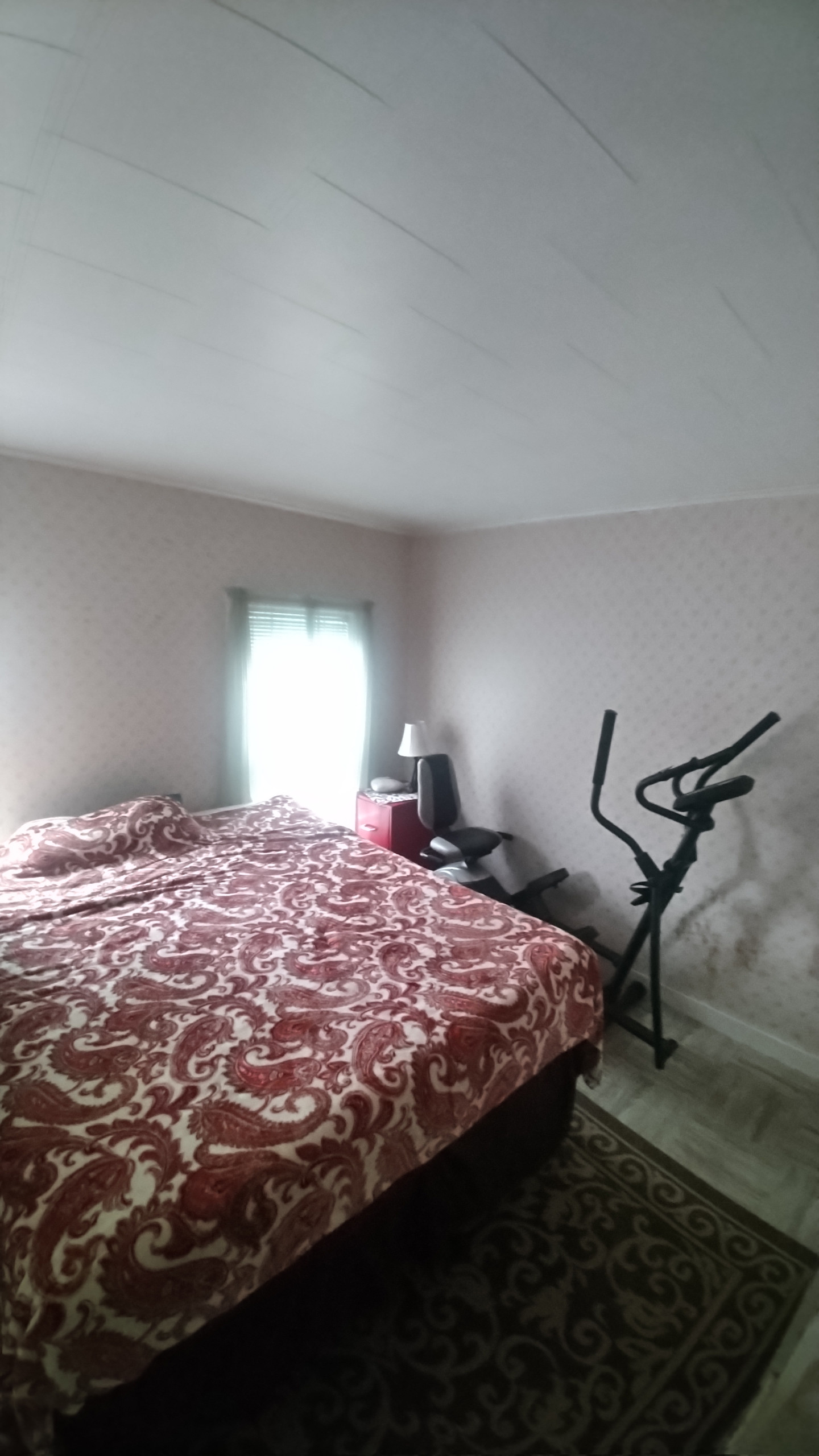 upstairs drywall/ trim replacement and paint