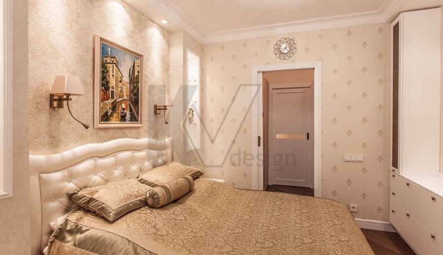 Дизайн проект двухкомнатной квартиры 63 кв.м., Королёв