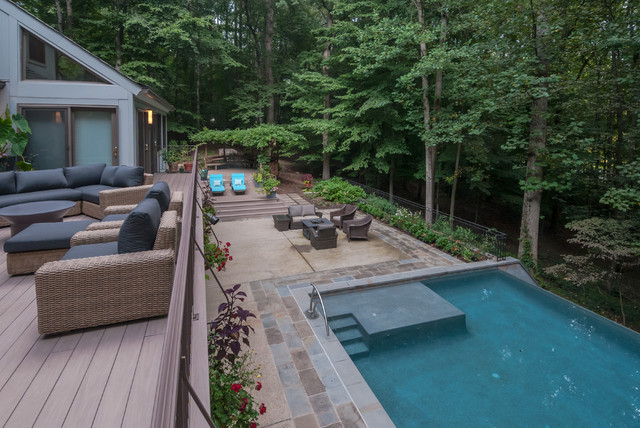 Montgomery County Residence trendy-pool