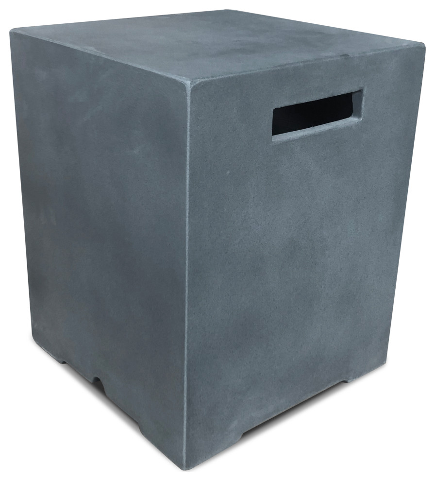 Hermit Square Propane Tank Cover, Charcoal