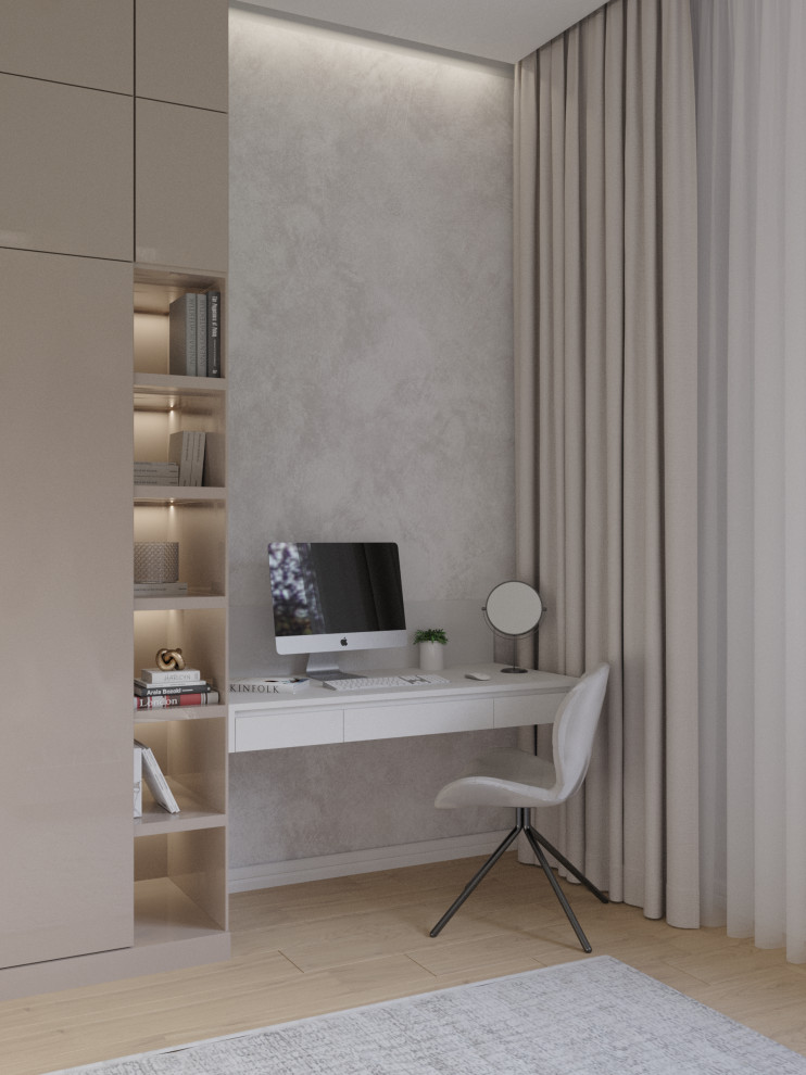 Спальня в нежных тонах