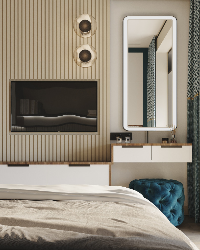 Квартира в ЖК Резиденции Архитекторов для молодой пары с двумя котами, 63 кв.м.