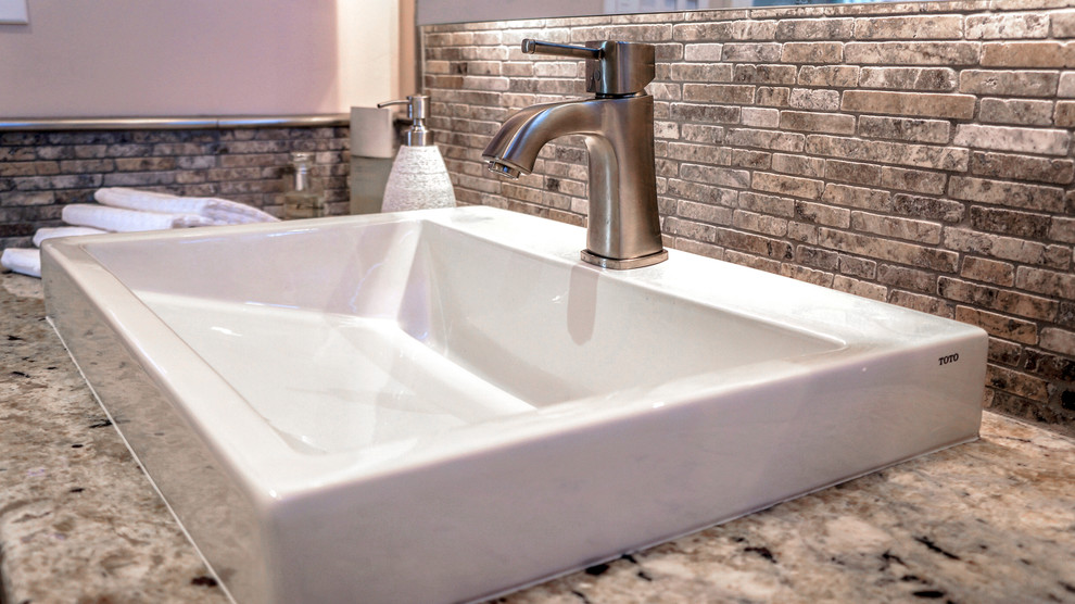 Tuscan home design photo in Phoenix
