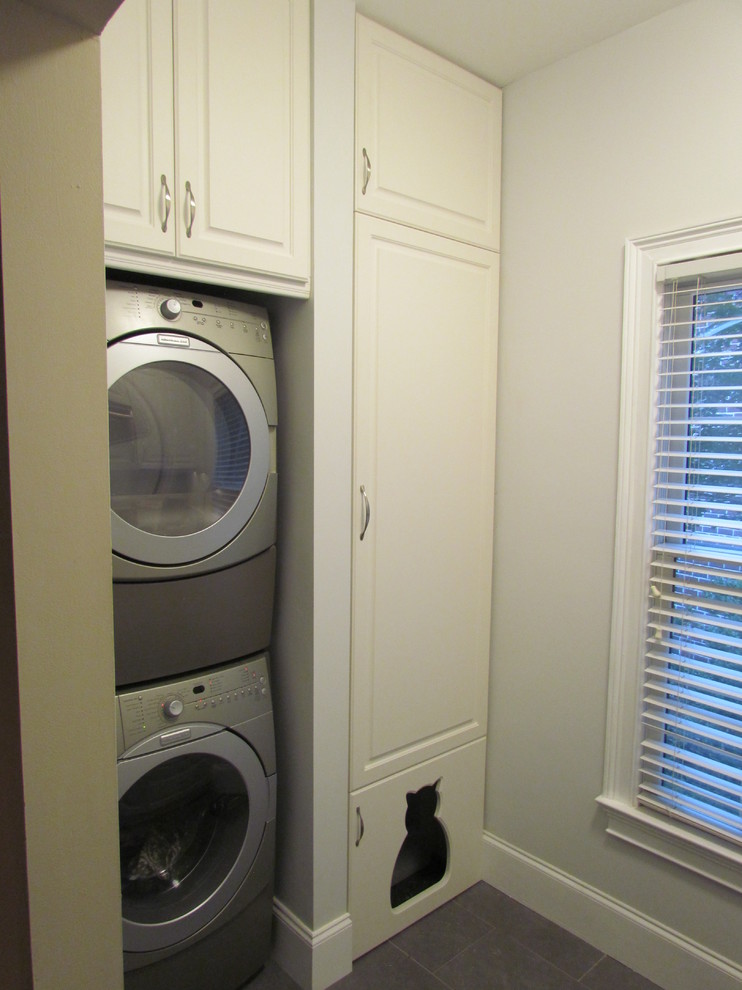 Compact Laundry Room Setup - Traditional - Laundry Room - Atlanta - by ...