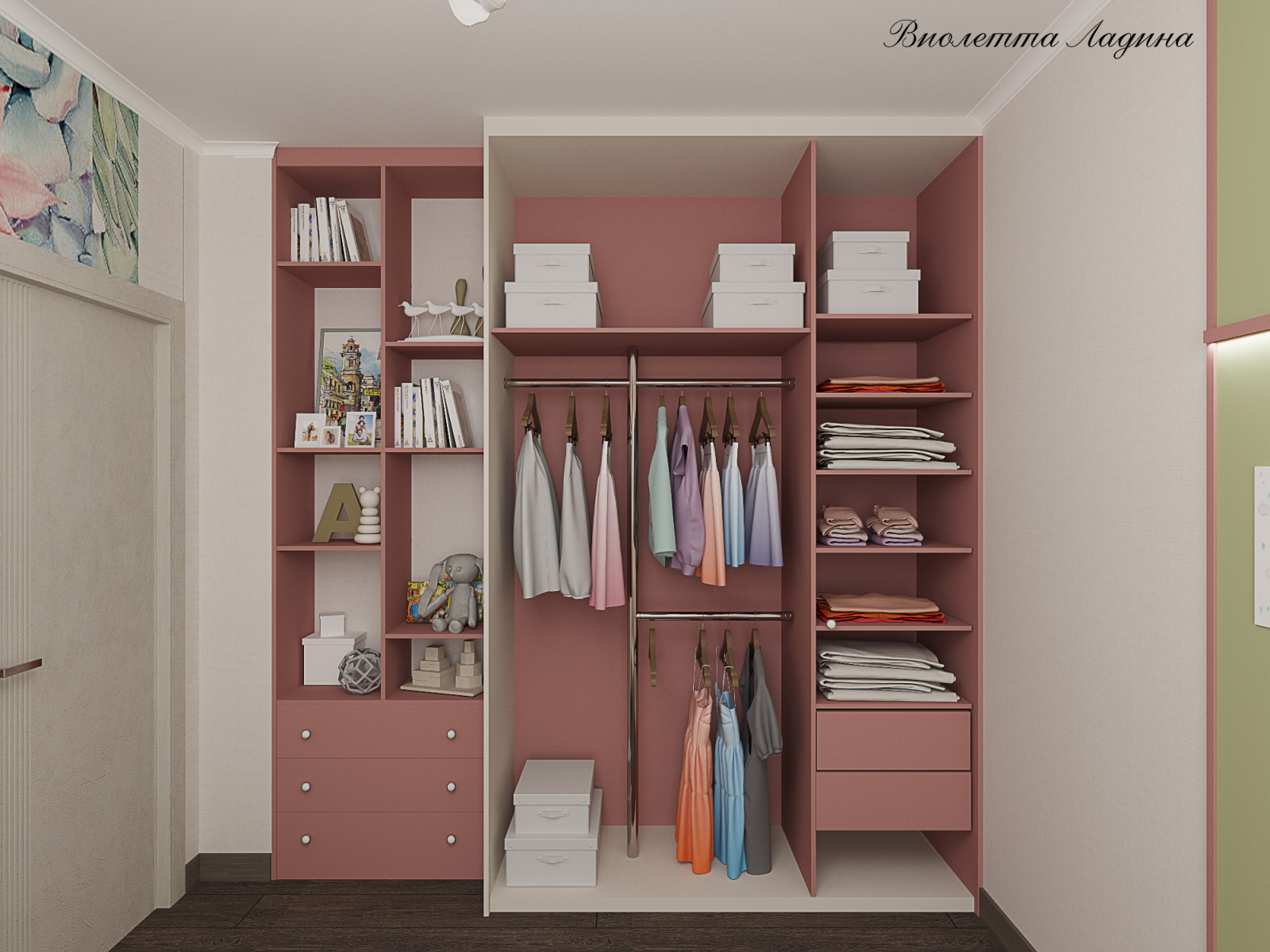 Большая квартира с воспоминаниями о путешествиях.