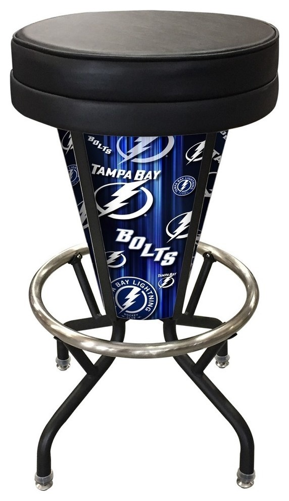 Tampa Bay Lightning Lighted Bar Stool Contemporary Outdoor Bar