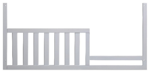 Baby Cache Adelina Traditional Wood Toddler Guard Rail in Pure Elle ...