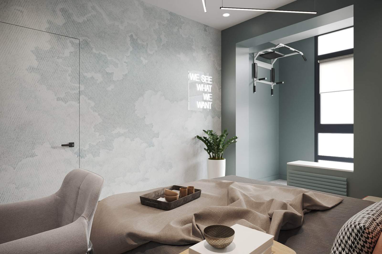 Квартира холостяка 40м