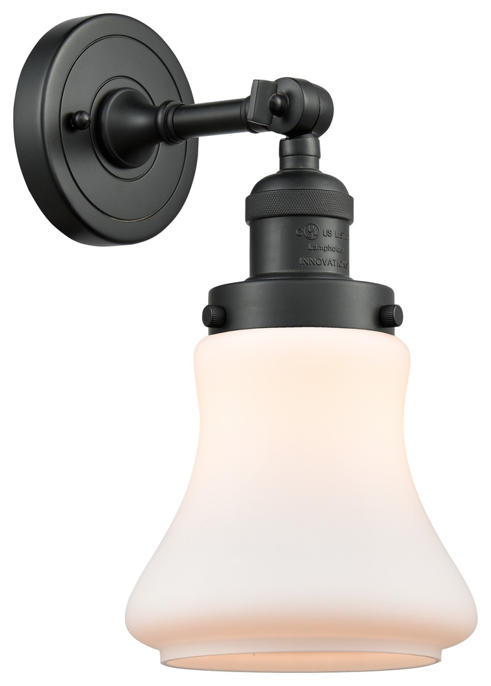 Innovations 203-BK-G191 1 Light Sconce Matte Black