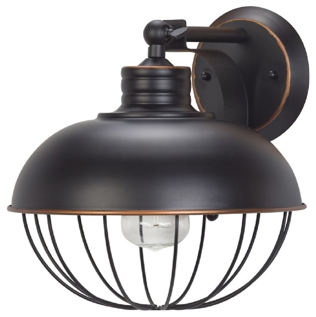 Globe Electric 65413 Elior Caged Wall Sconce Light Oil Rubbed Globe Electric 65413 Elior Caged Wall Sconce Light Oil Rubbed Bronze