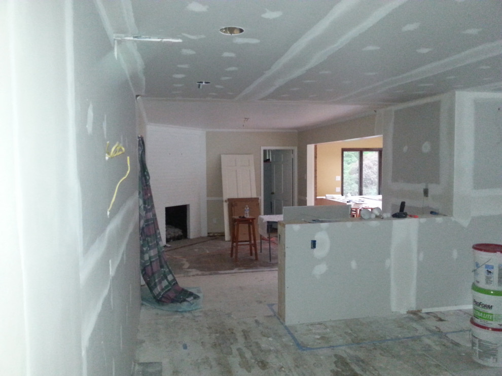 Stacy M Custom Kitchen Flooring + Bump out