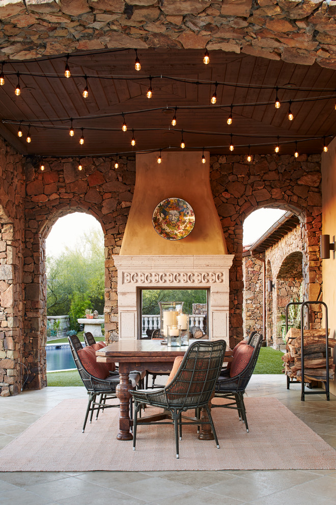 Estancia Remodel Southwestern Patio Phoenix by Laura Kehoe Design