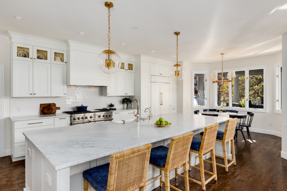 Inspiration for a transitional kitchen remodel in Denver
