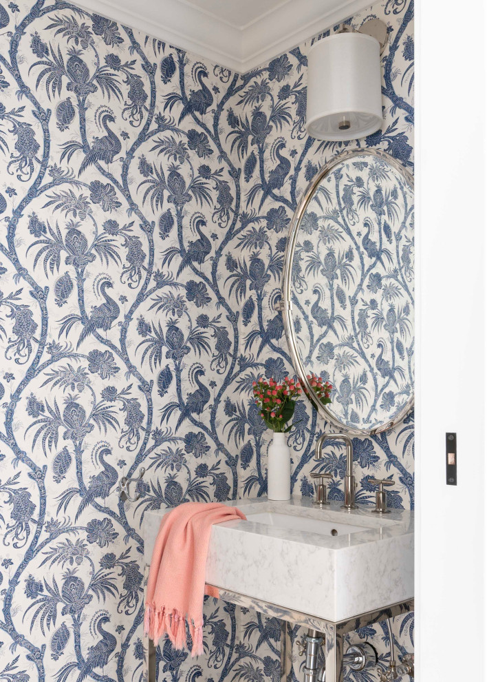 Modern Classic Whole Home - Transitional - Powder Room - San Francisco ...