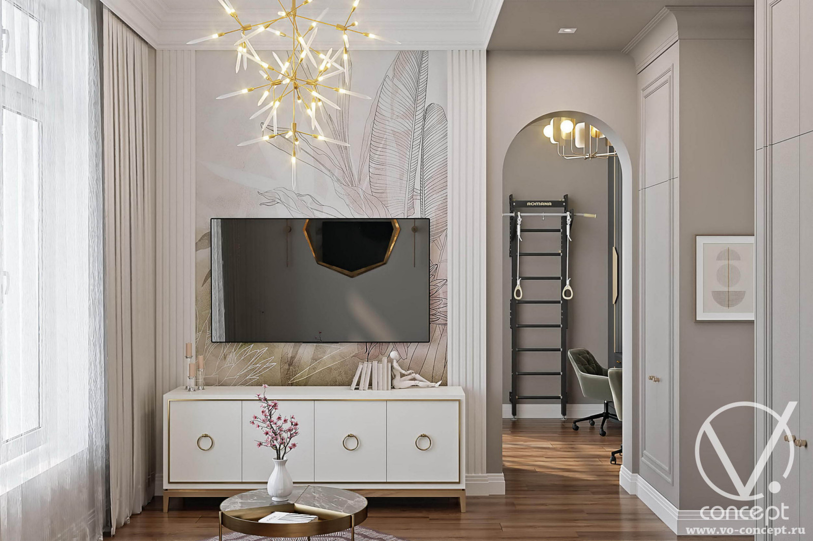 ЖК Рассказово. Двухкомнатная квартира. 74 м.кв.