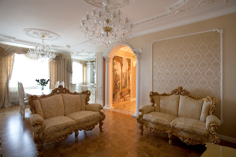 Дворцовая классика (фото готовой квартиры)