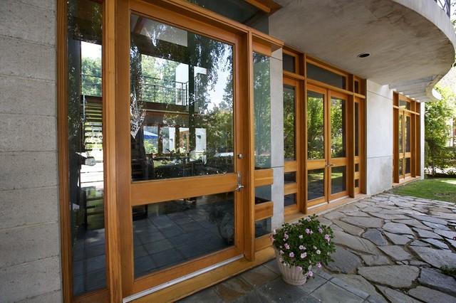 Custom Wood  Windows  and Door Frames Contemporary  Patio 