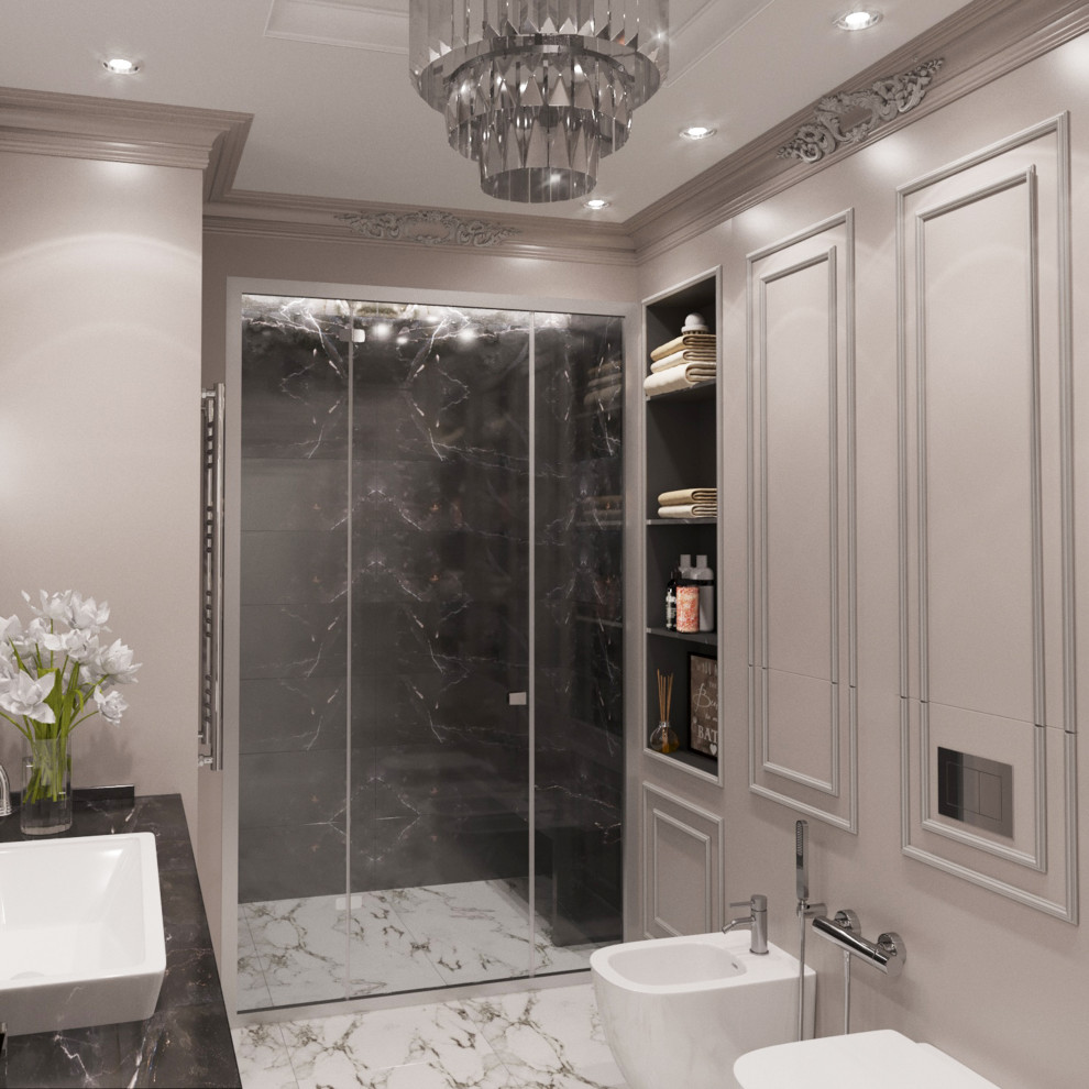 Визуализация гостевого санузла.