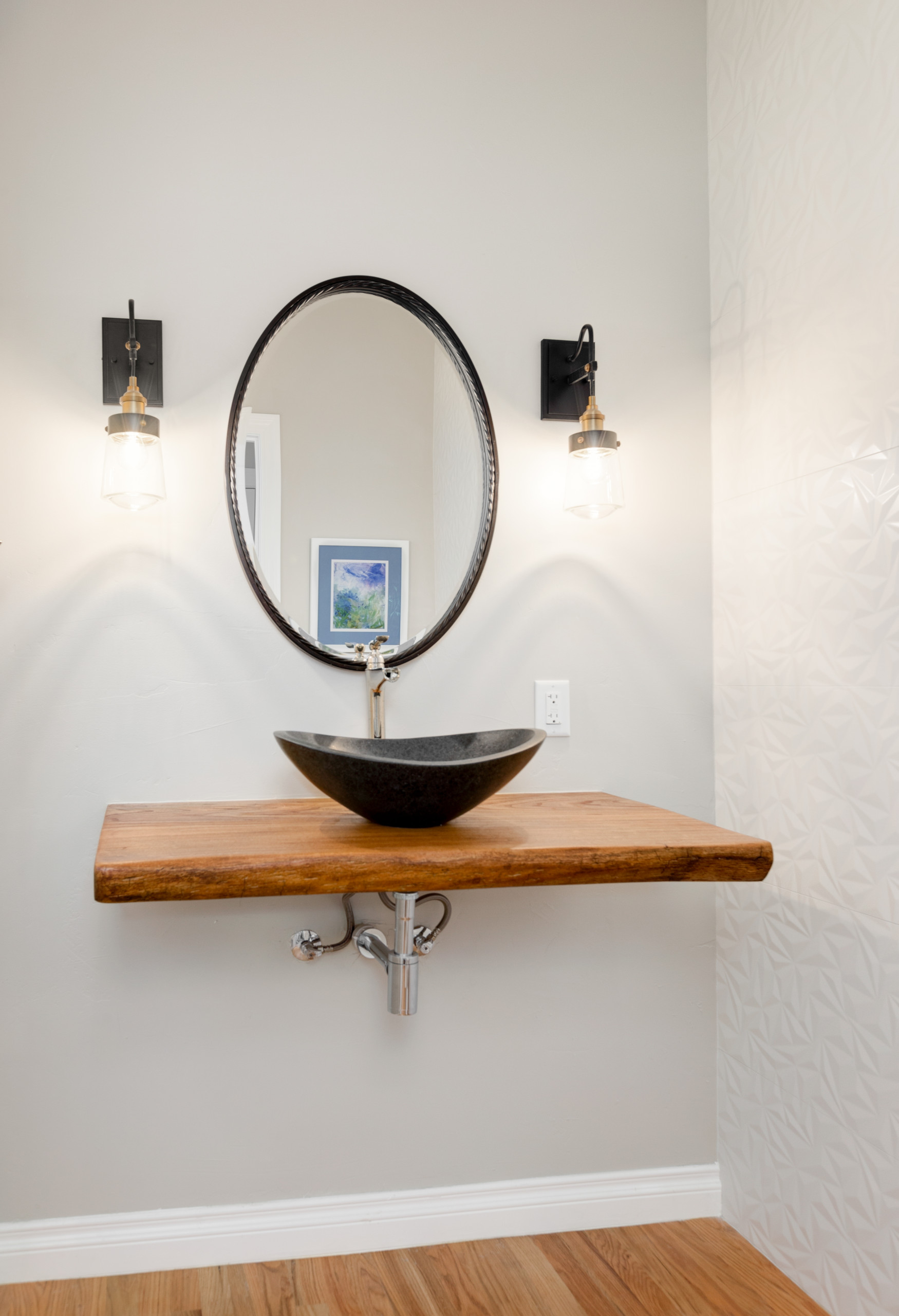 Master and guest bathrooms