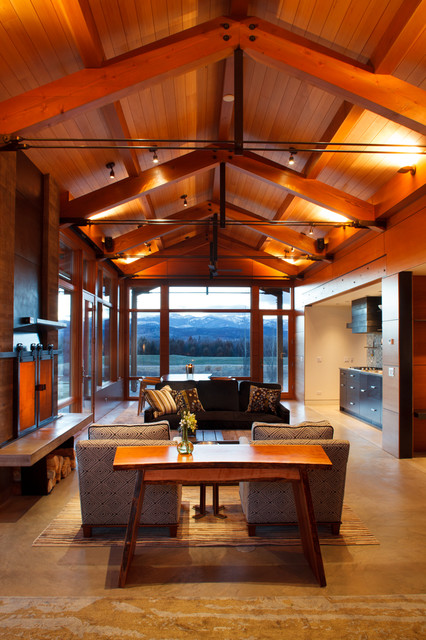 3 Creek contemporain-salon
