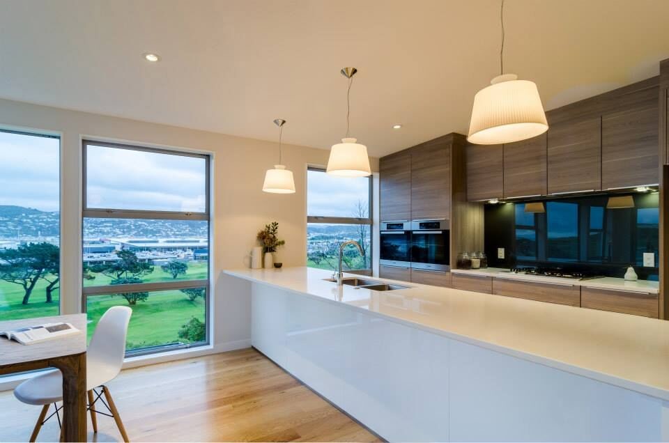 Contemporary kitchen in Wellington.