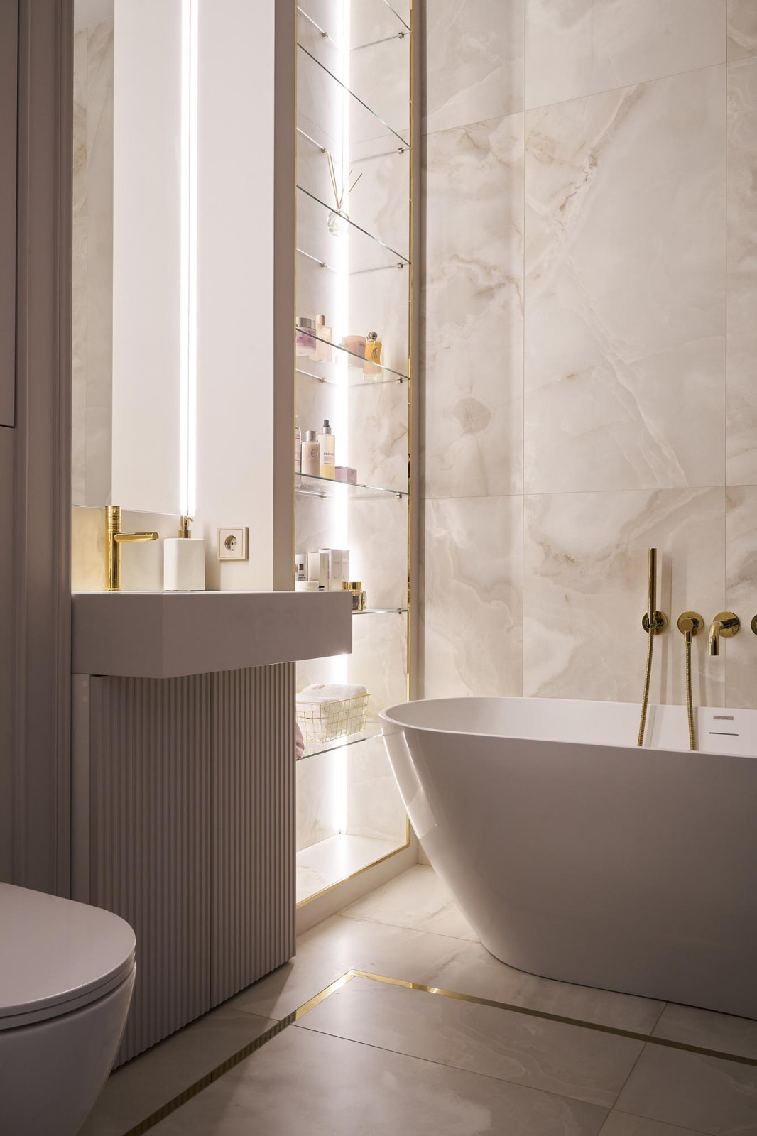 Дизайн проект квартиры 180м2  ЖК "Бульварный  переулок ". Спальная