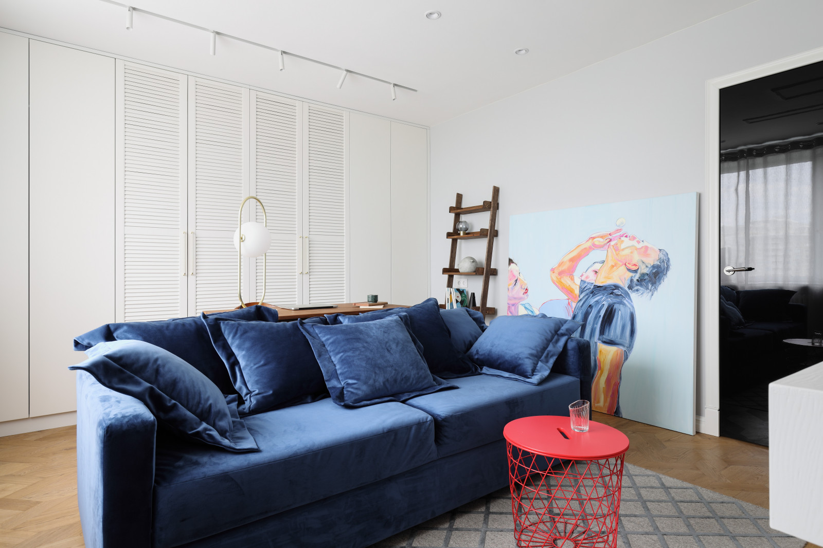 Chic interior for young couple