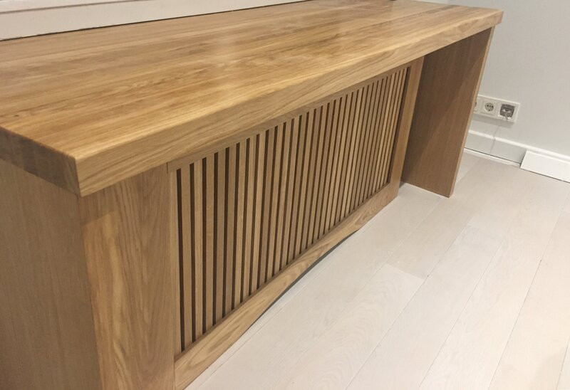 Подоконник из массива дуба