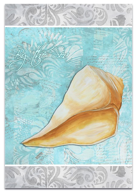 Beach Decor By The Sea V2 Coastal Bathroom Art On Metal Or