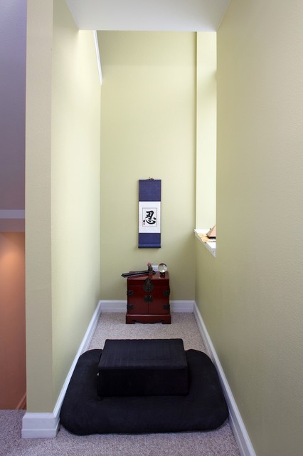 hdb interiors  Home yoga room, Zen yoga room, Meditation rooms