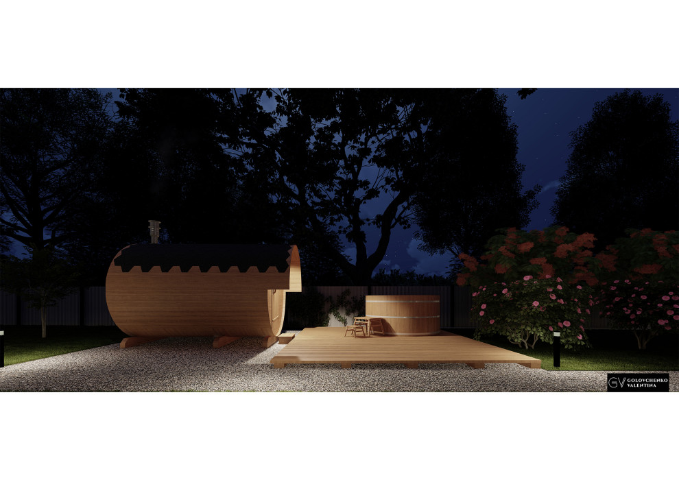 Концептуальный проект ландшафта частного дома