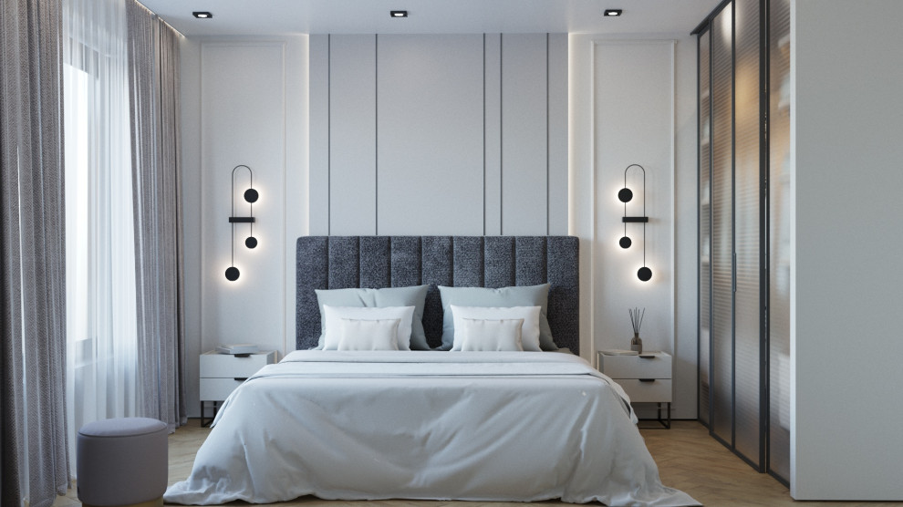 Строгая и лаконичная квартира в нейтральных тонах