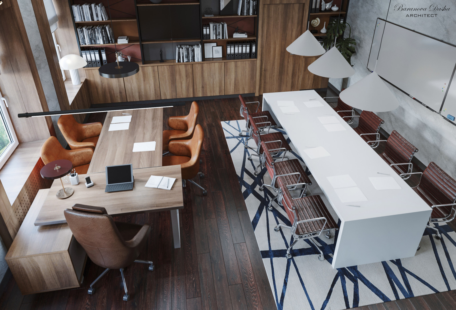 Интерьеры офиса строительной компании