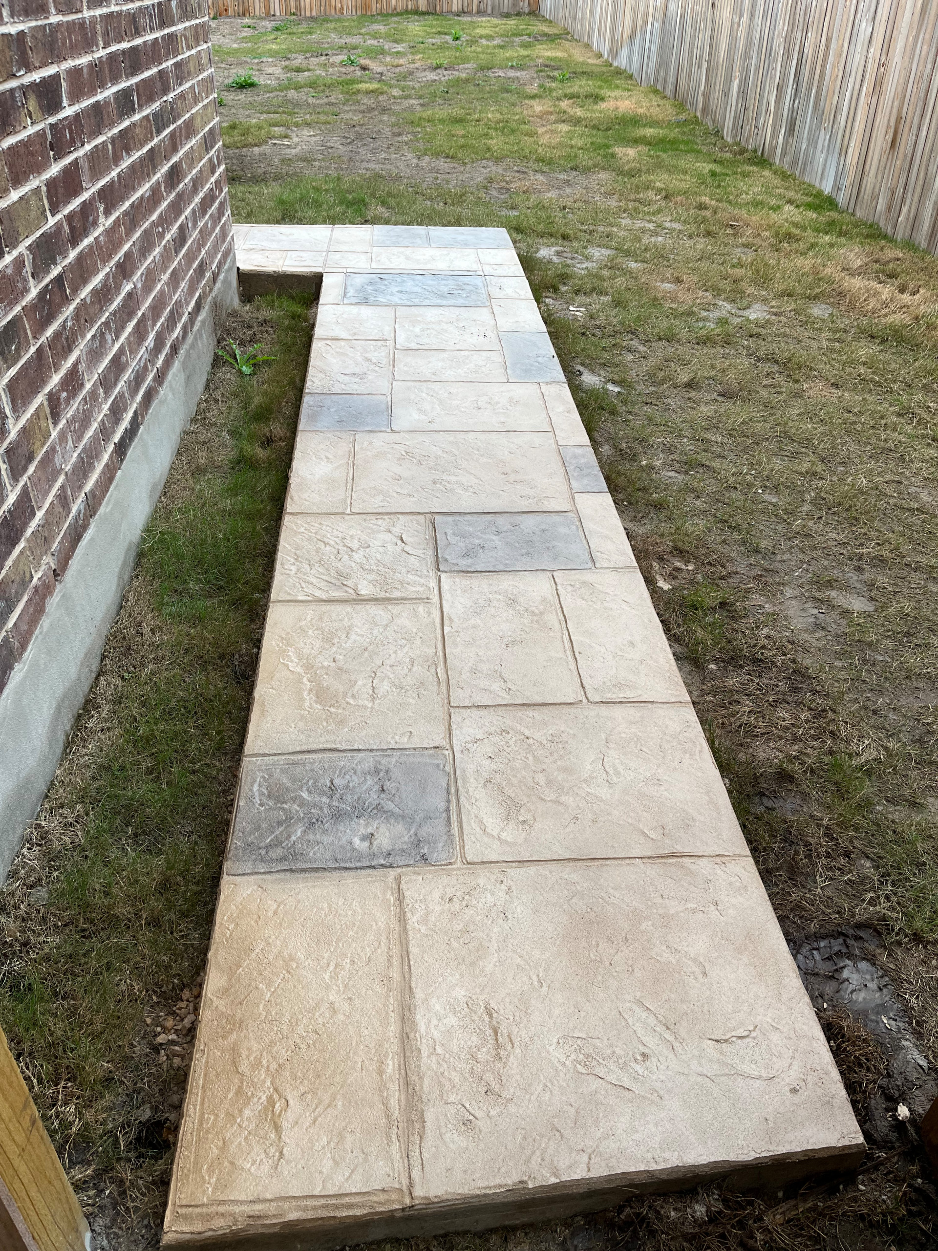 Kennedy Pergola & Stamped Concrete
