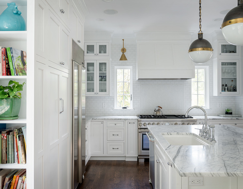 Inspiration for a transitional kitchen in Seattle.