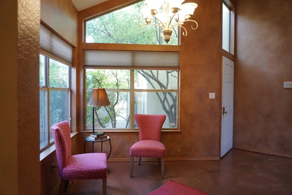 This is an example of a transitional entryway in Albuquerque.