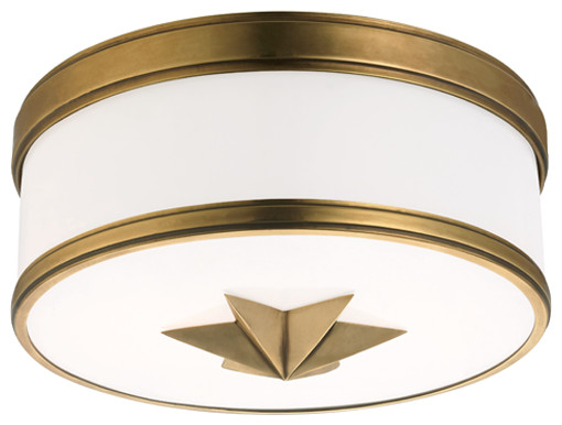 Hudson Valley 1112-Agb, 2 Light Flush Mount - Contemporary - Flush ...