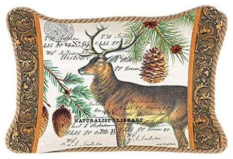 Balsam Fir Rectangular Pillow Rustic Decorative Pillows By