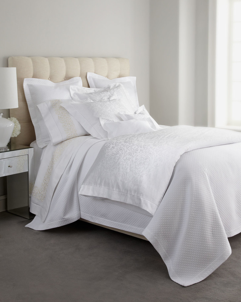 King 300TC Fitted Sheet - WHITE