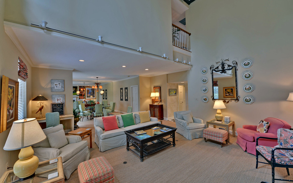 This is an example of a mediterranean living room in Atlanta.