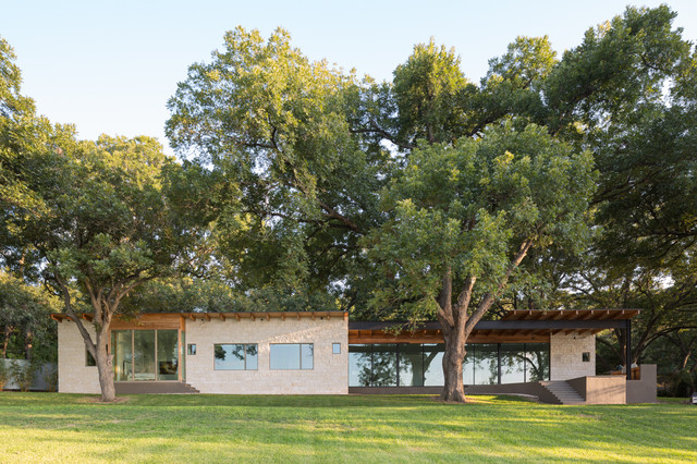 Riverfront Tranquility contemporary-house-exterior