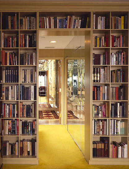 This is an example of an eclectic hallway in New York.