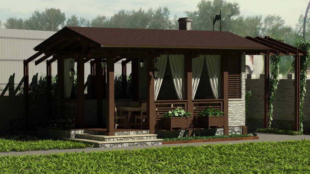 Беседка на Геофизиков