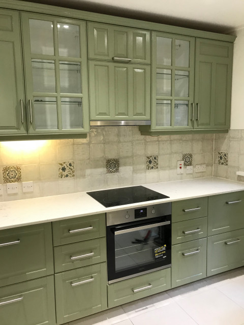 Kitchen Revamp in Kew Gardens trendy-koekken