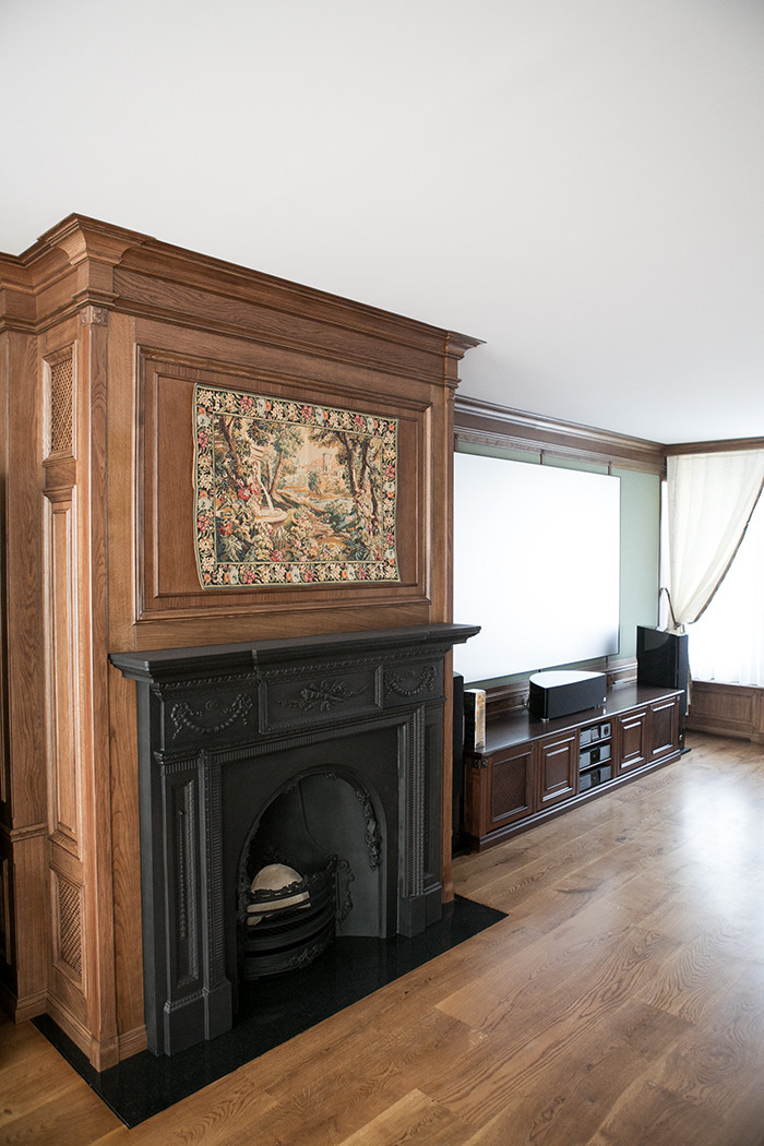 Кабинет в классическом стиле из дуба