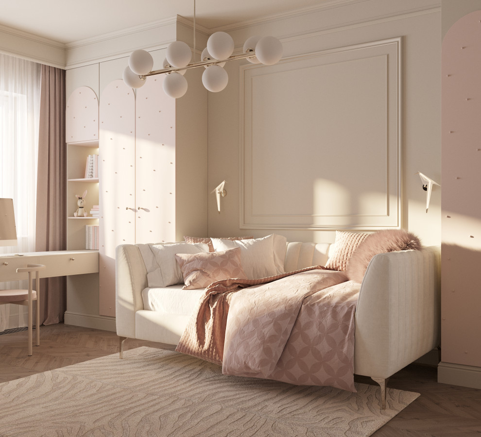 Комната для девочки-подростка, ЖК Микрогород "В лесу"