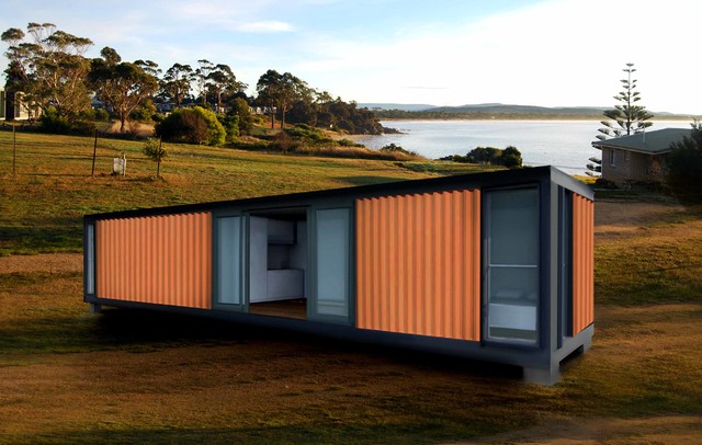 Quickshack - self contained modular accommodation modern-fasad